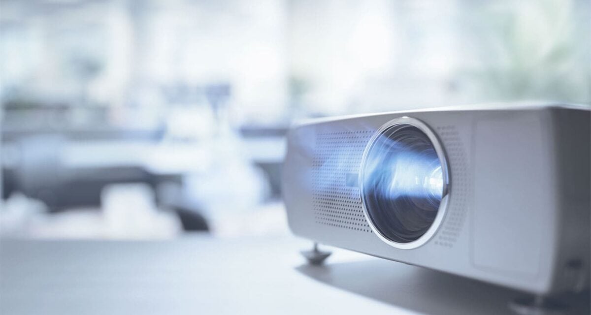 Closeup of a projector