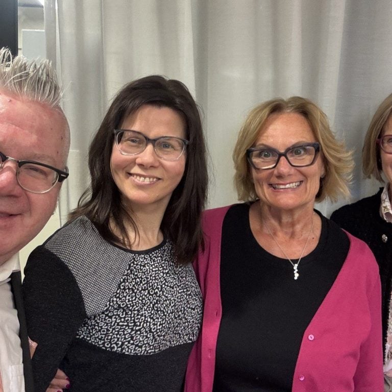 oikealta vasemmalle Katja Rantala, Anna Haverinen, Marketta Niemelä sekä Jan Erola